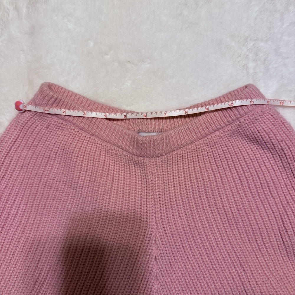 Sabo Skirt Pink Knit High Waisted Lounge Resort Wear Vacation Shorts XS - Picture 4 of 6